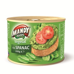 Mandy Pate Vegetal Spanac 200g