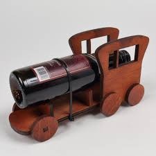ARTIZANAT Locomotiva cu sticla vin