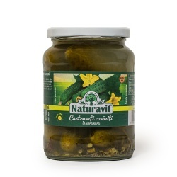 NATURAVIT Castraveti in saramura 6-9cm 680g