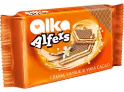 ALFERS Napolitane crema vanilie 170g