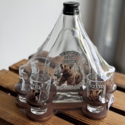 ARTIZANAT SET TUICA CU 6 PAHARE 1X250ML, 6x25ml - Img 2