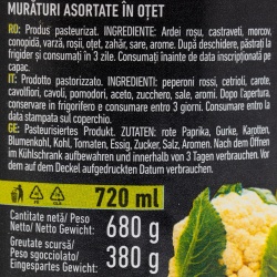 NATURAVIT Muraturi asortate in otet 680g - Img 4