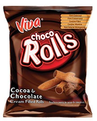 Viva Choco Rolls cacao 100G