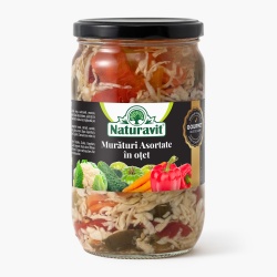 NATURAVIT Muraturi asortate in otet 680g