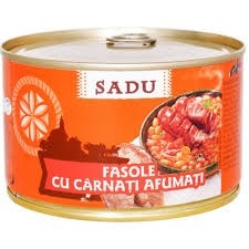 Sadu Fasole cu Carnati Afumati 400g - Img 1