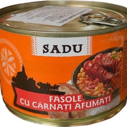 Sadu Fasole cu Carnati Afumati 400g - Img 2