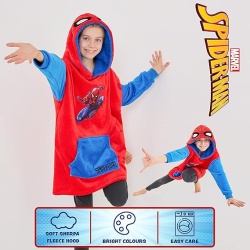 Hanorac oversize Marvel Spiderman pentru băieți, moale și călduros – perfect pentru aventuri pline de stil și confort.