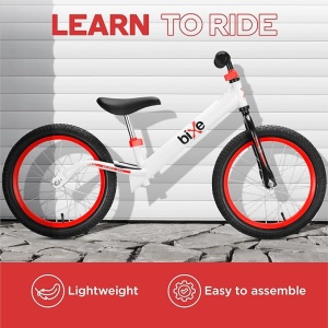 Bicicleta fara pedale Bixe, 16 inch, aluminiu, anvelope pneumatice, rosu, 5-9 ani - Img 8