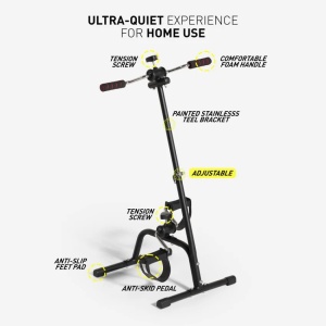 Bicicleta recuperare brate si picioare, aparat fizioterapie si reabilitare, bicicleta de exercitii - Img 2