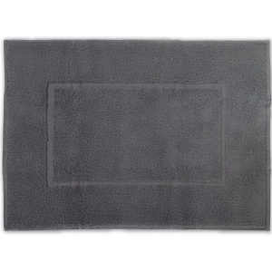 Covoras de baie Valneo, bumbac 100%, 50 x 70 cm, absorbant, lavalib, antiderapant, Antracit