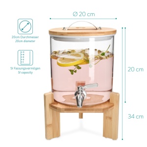 Dozator bauturi Universal, Sticla, 5 l, 46785.02 - Img 4