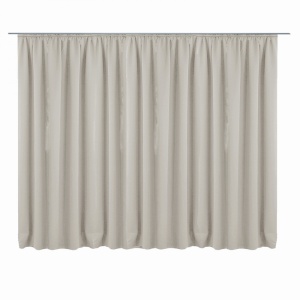 Draperie cu rejansa Jemidi, 300 x 245 cm, Gri, Poliester, 55276.25.02