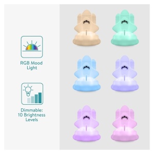 Lampa veghe copii Navaris, model nava spatiala, cu telecomanda - Img 4