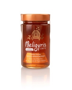 Miere cretana premium de Vale, lamaie si floare de Portocal, 270 g, Meligyris, 100% natural