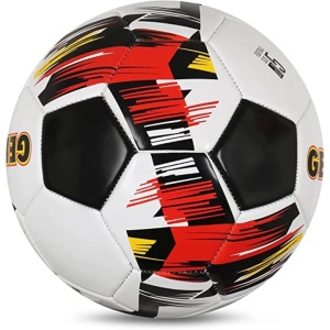 Minge Fotbal Vizari National Team Germania, 30 Panouri Cusute, Material Sintetic, Camera din Cauciuc, Marime 5, 68 cm, Alb - Img 3