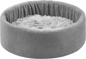 Pat de pisica cu perna detasabila Navaris, 50x50x18 cm, material plus, 61287.22 - Img 4