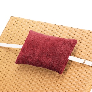 Perna pentru sezlong Jemidi, 30 x 20 cm, Bordo, Poliester / Bumbac, 55157.13 - Img 5