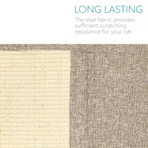 Protectie impotriva zgarieturilor pentru Pisici, 60x45 cm, Sisal, Maro, 48412.24.02 - Img 4