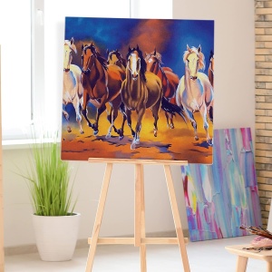 Set 3 panze pentru pictura Kurtzy, 60x60cm, alb, 3mm grosime - Img 6
