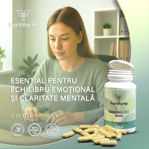 Supliment alimentar Happiness MIX 3Biotics, Fortiforte, 60 capsule - Img 2