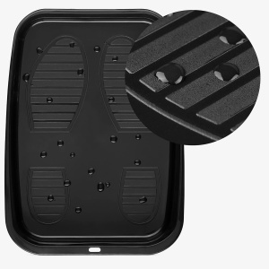 Tava pentru incaltaminte set 6, Navaris, 32.7x23.6x6cm, plastic, interior/exterior, Negru - Img 4