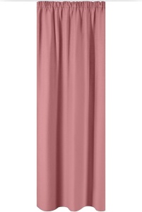 Draperie Elfie Opac cu rejansa Jemidi, 140 x 245 cm, Roz, Poliester, 55333.10