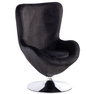 Fotoliu lounge rotativ, scaun de birou, aspect piele, maro, 75 x 54 x 108 cm