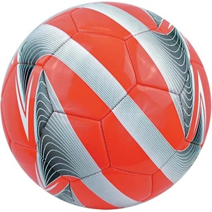 Minge Fotbal Vizari Odyssey, 32 panouri cusute, camera cauciuc ranforsata, marimea 5, 68 cm, Rosu - Img 4