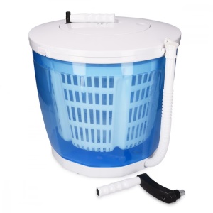 Mini masina de spalat haine cu uscator Navaris pentru camping, 2 kg, 48623.01 - Img 5