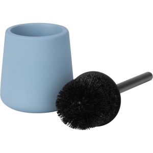 Perie de toaleta Navaris, rasina si maner din inox, design modern, rezistenta la apa, Ø16 cm, Albastru - Img 7