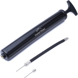 Pompa de mana, Everest Fitness, pentru Mingii, Bicicleta, 5 ace, Negru - Img 3