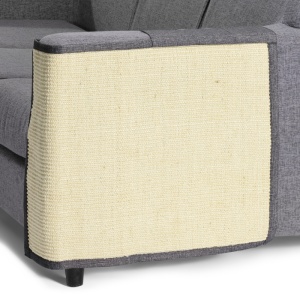 Protectie impotriva zgarieturilor pentru Pisici, 50x70 cm, Sisal, Gri, 47363.02 - Img 8