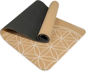 Saltea de yoga Navaris din pluta, 183 x 61 cm, 44764.24