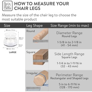 Se 16 protectii pentru picioare scaune/masa Aneaseit, din silicon/fetru, 50 cm, porotectie pentru mobilier, Transparent - Img 3