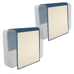 Set 2 x Protectie impotriva zgarieturilor pentru Pisici, 60x45 cm, Sisal, Albastru, 46354.04.17 - Img 2
