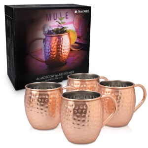 Set 4 Cani Moscow Mule Navaris, 500ml, cupru, 46859.01 - Img 3