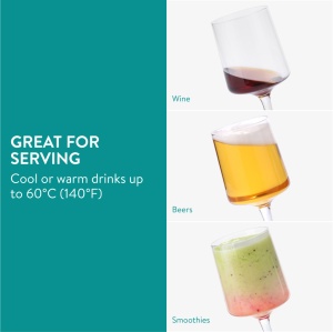 Set 4 Pahare Vin Navaris, 400 ml, cu picior, design modern, transparent, 56212.03 - Img 6