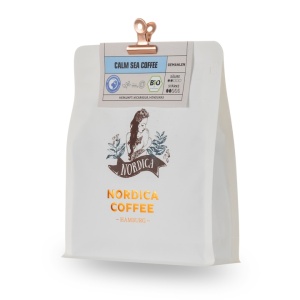 Cafea macinata Nordica Coffee, BIO, CALM SEA COFFEE MILD, 80% Arabica, 20% Robusta, 250g, RO-ECO-026 - Img 2