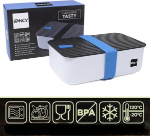 Caserola compartimentata Bento Lunch Box, ifancy, 1000 ml, etans si rezistent la scurgeri - Img 3