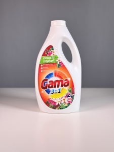 Detergent de rufe lichid Gama, Flori Tropicale, 3in1, Concentrat, 4.050 l, 90 spalari - Img 3