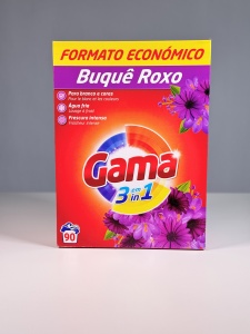 Detergent pentru rufe, Gama, Pudra, Violete, 90 Spalari, 4.95 Kg