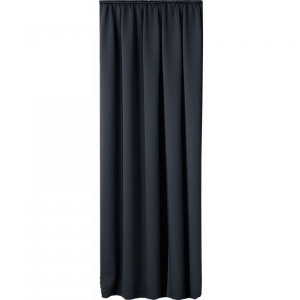 Draperie cu rejansa Jemidi, 140 x 245 cm, Gri, Poliester, 55276.22.01