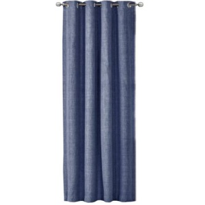 Draperie Elfie Opac cu inele Jemidi, 140 x 245 cm, Albastru, Poliester, 55279.04.01