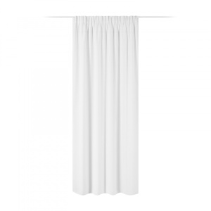 Draperie opaca Stella cu rejansa Jemidi, 140 x 245 cm, Alb, Poliester, 55283.02.03