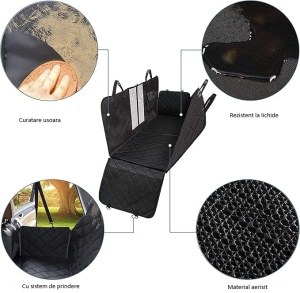 Husa de protectie, Smartpeas, captusita cu protectie laterala 165 x 142 x 50 cm, Universal pentru orice masina, Potrivit si pentru portbagajul masinii - Img 4