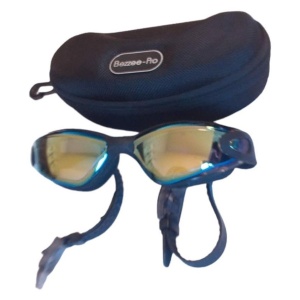 Ochelari de inot pentru copii, BEZZEE PRO, protectie UV, lustruiti, cu etui, 15.2x5.1x5.1cm - Img 4