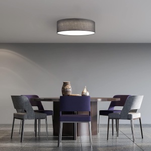 Plafoniera LED Navaris, 22W, cu telecomanda, temperatura si intensitate reglabile, diametru 40 cm, Gri inchis - Img 6
