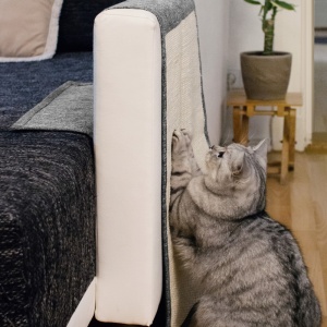 Protectie impotriva zgarieturilor pentru pisici Navaris cu buzunare, 60 x 45 cm, Sisal, 48412.25.02 - Img 4