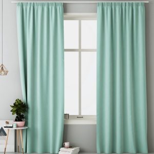Set 2 Draperii Lola cu rejansa Jemidi, 140 x 250 cm, Verde, Poliester, 55308.79.02 - Img 2