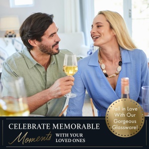 Set 2 pahare premium, ELIXIR GLASSWARE, din Cristal, 414 ml, potrivit pentru degustari, nunta, aniversari, petreceri, Transparent - Img 6